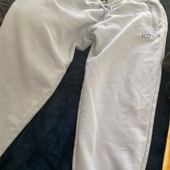 Men’s MK jogger sweats. Preowned. Size XXL. Light baby blue color. - Picture 4 of 6